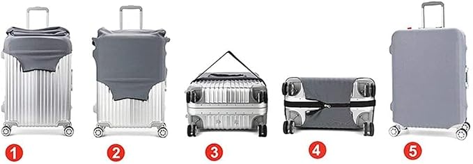 Travel Luggage Cover, Suitcase Protector Bag Fits 26-28 Inch Luggage - Image 6