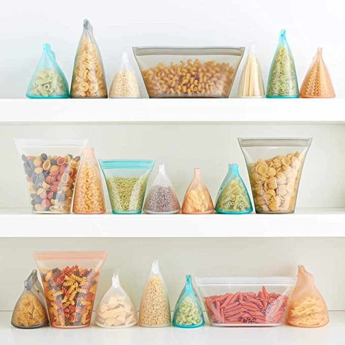 Zip Top Reusable Food Storage Bags | 3 Bag Set - Image 6