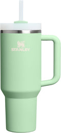 STANLEY Quencher H2.0 Tumbler with Handle and Straw 40 oz | Flowstate 3-Position Lid | Cup Holder Compatible for Travel | Insulated Stainless Steel Cup | BPA-Free | Pistachio by Unknown