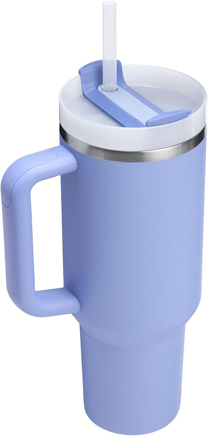 STANLEY Quencher H2.0 Tumbler with Handle and Straw 40 oz | Flowstate 3-Position Lid | Cup Holder Compatible for Travel | Insulated Stainless Steel Cup | BPA-Free | Hydrangea - Image 3
