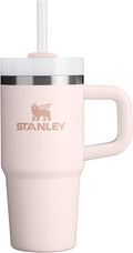 STANLEY Quencher H2.0 Flow State Tumbler, 14 oz, Rose Quartz 2.0 | Handle and Straw | 3-Position Lid | Cup Holder Compatible for Travel | Insulated Stainless Steel Cup | BPA-Free by Unknown