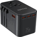 EPICKA Universal Travel Adapter, GaN 75W International Plug Adapter by EPICKA
