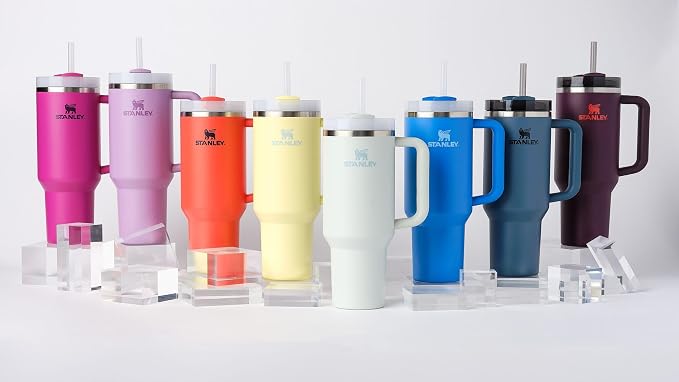 STANLEY Quencher H2.0 Flow State Tumbler, 40 oz, Plum | Handle and Straw | 3-Position Lid | Cup Holder Compatible for Travel | Insulated Stainless Steel Cup | BPA-Free - Image 7