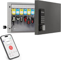 24 Key Lock Box Wall Mount, Smart Key Cabinet, use One Time Password, Fixed Code by DiDiHere