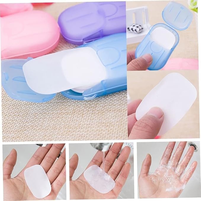 500 Sheets Colorful Disposable Soap Paper 5 Boxes Hand Cleaner Fragrance Mini - Image 10