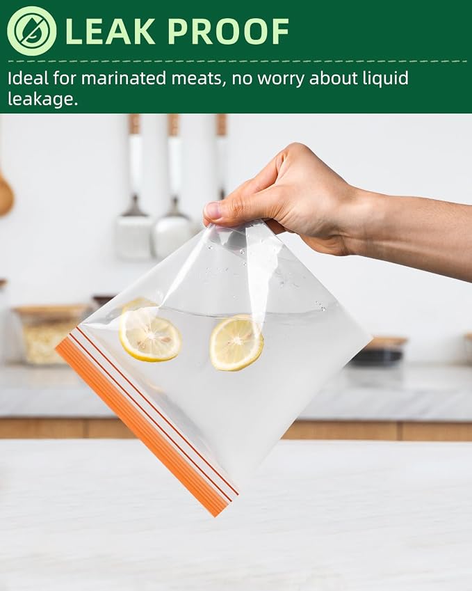 Lerine 22 Pack Reusable Snack Bags Dishwasher Microwave Safe, Stand Up Reusable - Image 3