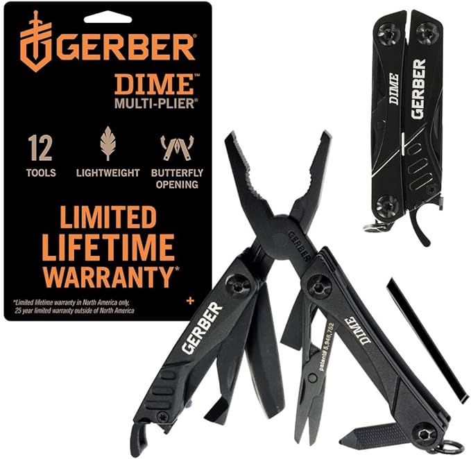 Gerber Gear Dime 12-in-1 Mini EDC Multitool by Gerber