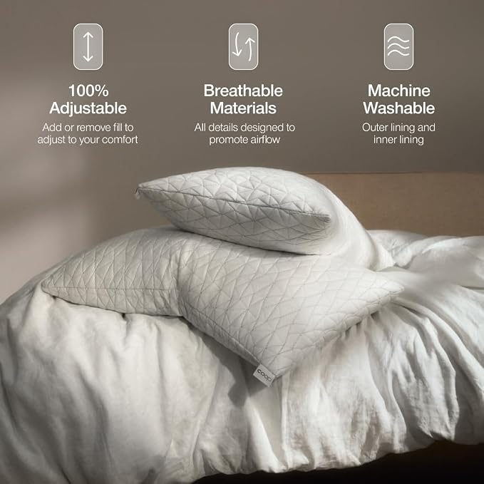 Coop Home Goods Original Adjustable Pillow, Queen Size Bed Pillows - Image 5