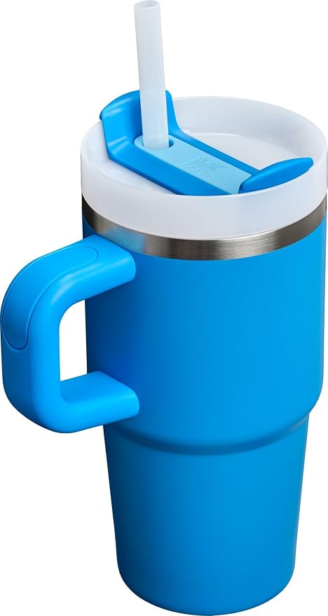 STANLEY Quencher H2.0 Tumbler with Handle and Straw 20 oz | Flowstate 3-Position Lid | Cup Holder Compatible for Travel | Insulated Stainless Steel Cup | BPA-Free | Azure - Image 3