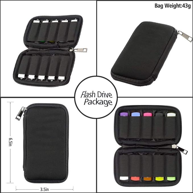 Flash Drive Case USB Storage Case JBOS USB Holder Storage Bag, Electronic - Image 4