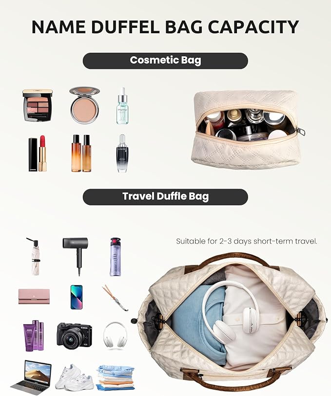 Gifts for Friends-Initial Duffle Bag - Image 3