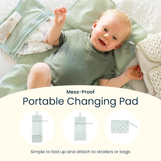 Tiny Twinkle Portable Diaper Changing Pad-Foldable Waterproof Changing - Image 6