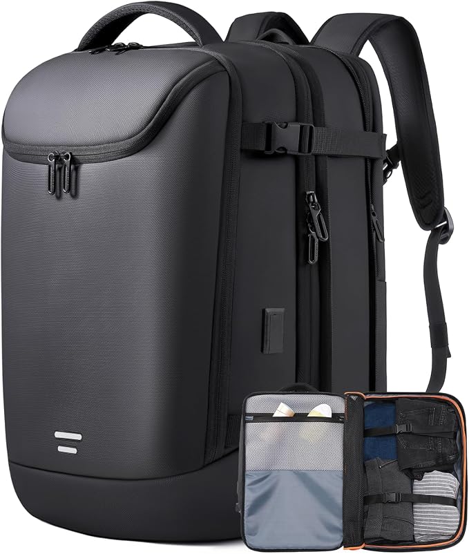 Travel Carry on Backpack 50L Expandable Flight Approved Backpacks 17.3 inch by TANGCOREL