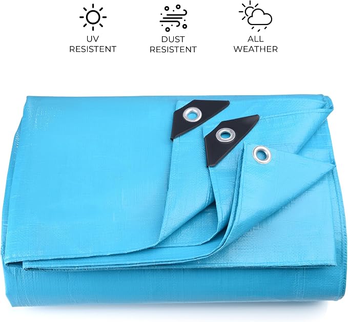 Tarps Heavy Duty Waterproof 20x30-12 mil Thick Camping Tent - Image 3
