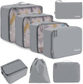 BAGAIL 8 Set Packing Cubes Luggage Packing Organizers by BAGAIL