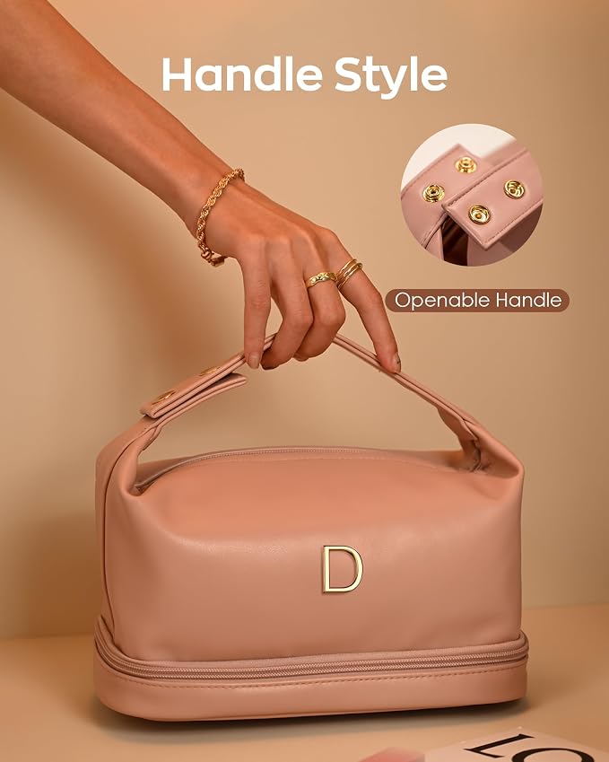 Initial Makeup Bags Personalized Bag - Image 2