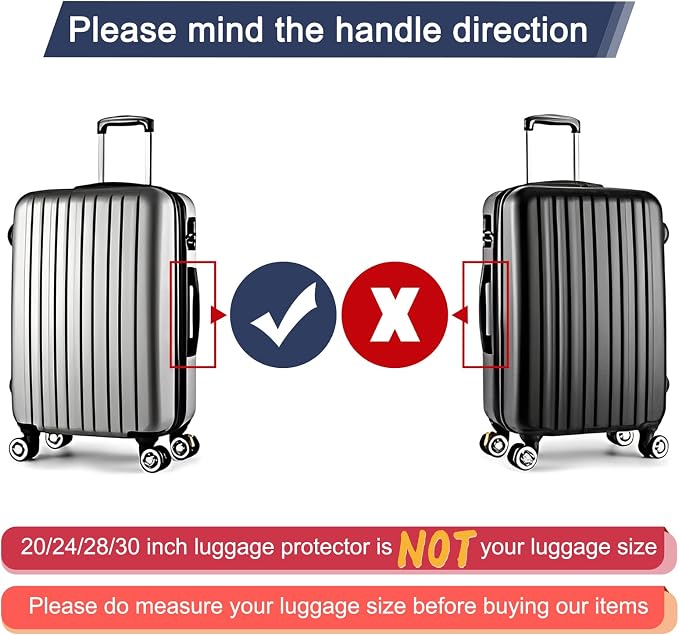 24 Inch Luggage Covers for Suitcase TSA Approved, Carry On Luggage Cover - Image 3