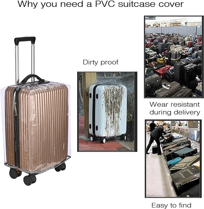 Clear PVC Suitcase Cover - Image 8