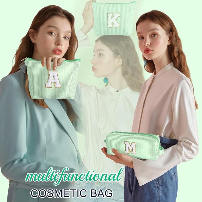 YOOLIFE Initial Makeup Bag for Women - Image 2