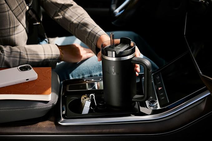 STANLEY Quencher H2.0 Flow State Tumbler, 30 oz, Daffodil | Handle and Straw | 3-Position Lid | Cup Holder Compatible for Travel | Insulated Stainless Steel Cup | BPA-Free - Image 11