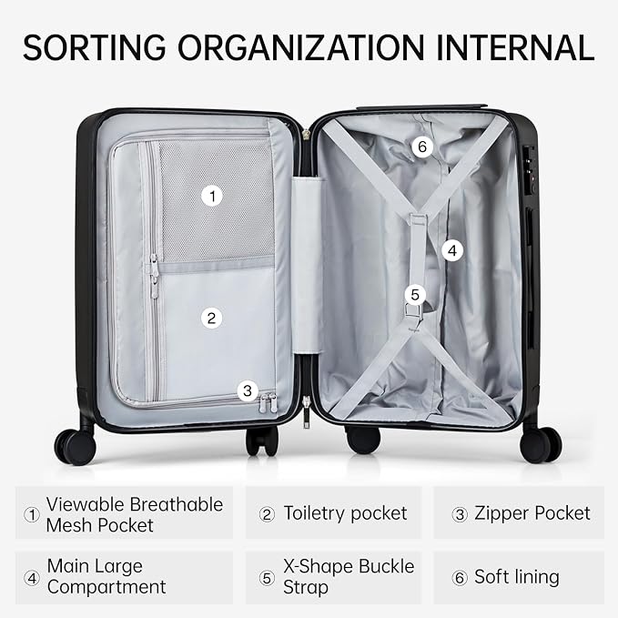 MILADA 28 Inch Hard Shell Luggage - Image 6
