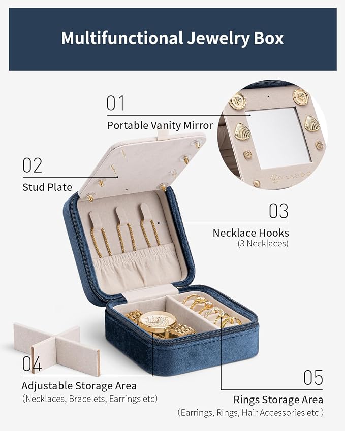 Vlando Wedding Gifts for Women, Jewelry Box, Bridal Shower, Bridesmaid - Image 2