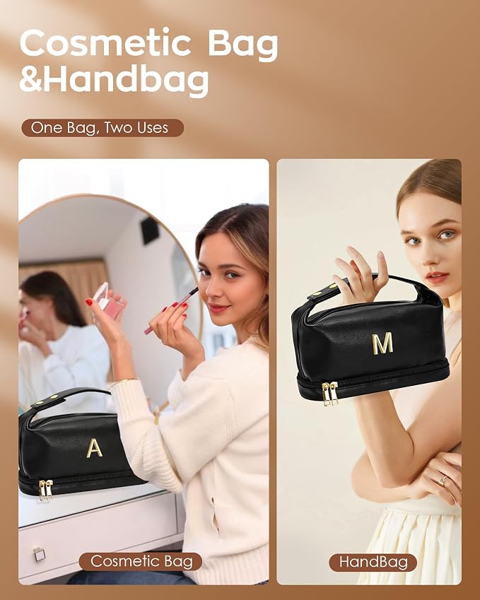 Initial Makeup Bag Personalized Bags - Image 6