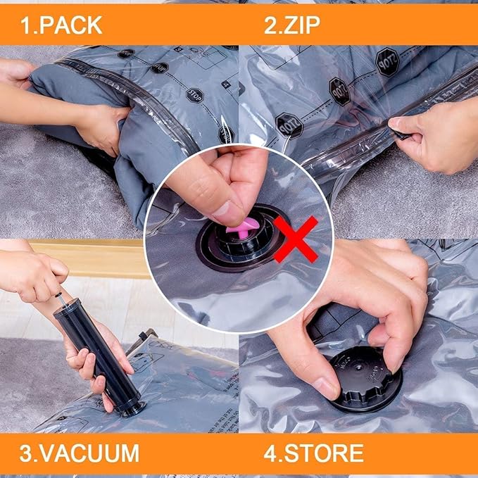 10 Large Vacuum Storage Bags - Image 5