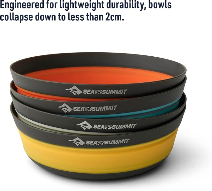 Sea to Summit Frontier Ultralight Collapsible Bowl, Bone White - Image 5