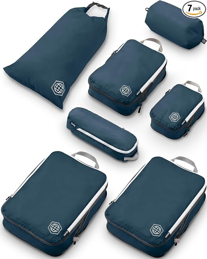 Large Compression Packing Cubes by TRIPPEDTravelGear
