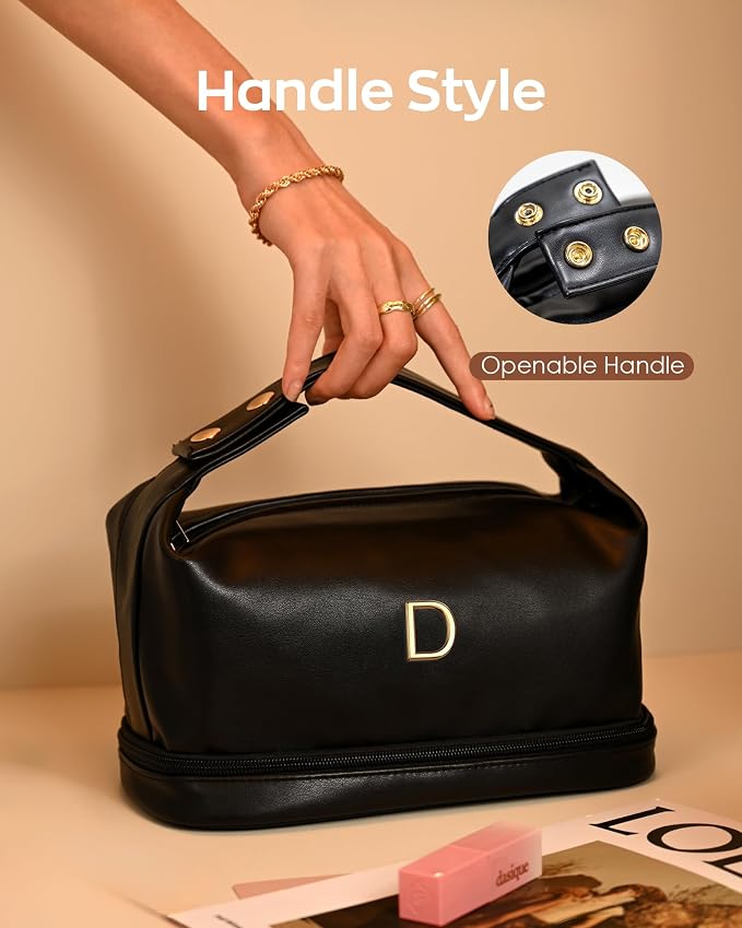 Initial Makeup Bag Personalized Bags - Image 2