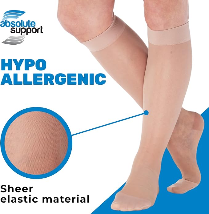Made in USA - Wide Calf Compression Stockings - Image 3