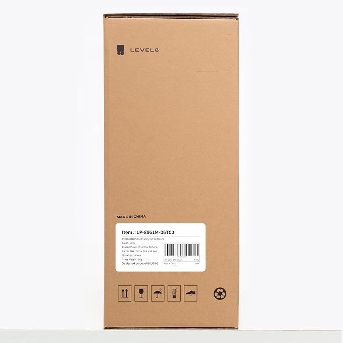 LEVEL8 Elegance Carry-on Suitcase, 20 Inch Carry on Luggage, Hardside Large - Image 13