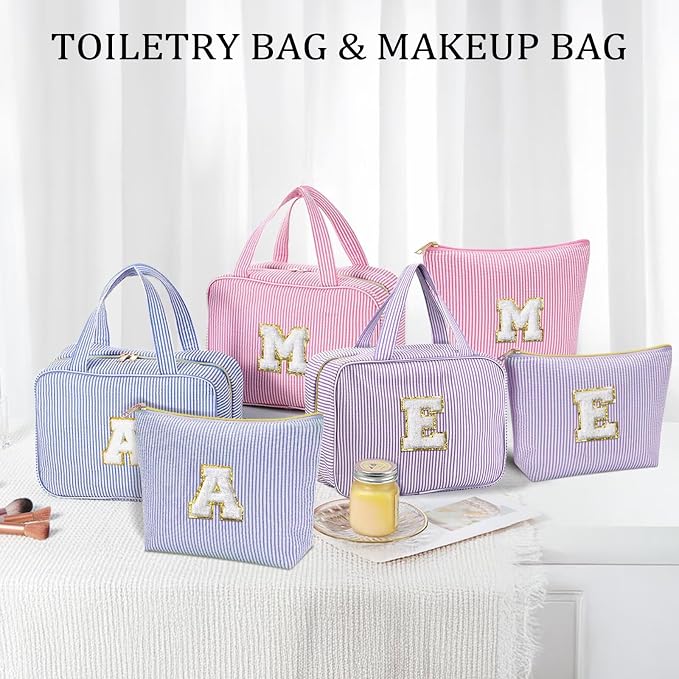 YOOLIFE Kids Toiletry Bag Initial Makeup Bag - Image 7