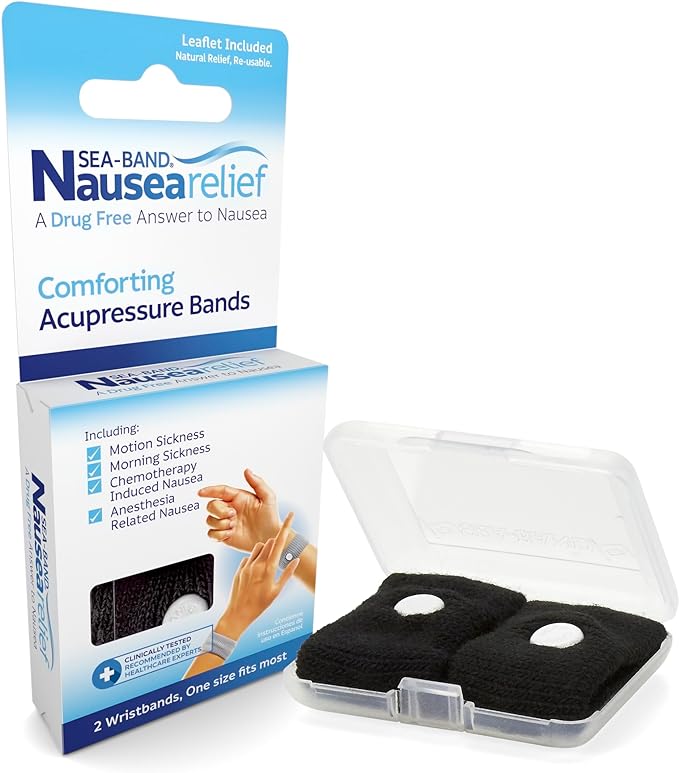 Sea-band Anti-Nausea Acupressure Wristband by Sea-Band