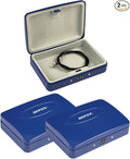 SEPOX® Twins Water/Fire-Resistant Portable Security Case Lock Box Steel by SEPOX