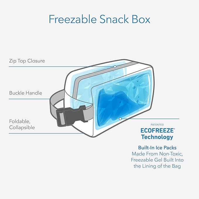 PackIt Freezable Snack Box, Sweet Strawberry, Built - Image 2
