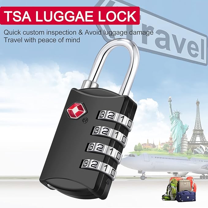 ZHEGE Travel Locks 2 Pack, TSA Locks - Image 2