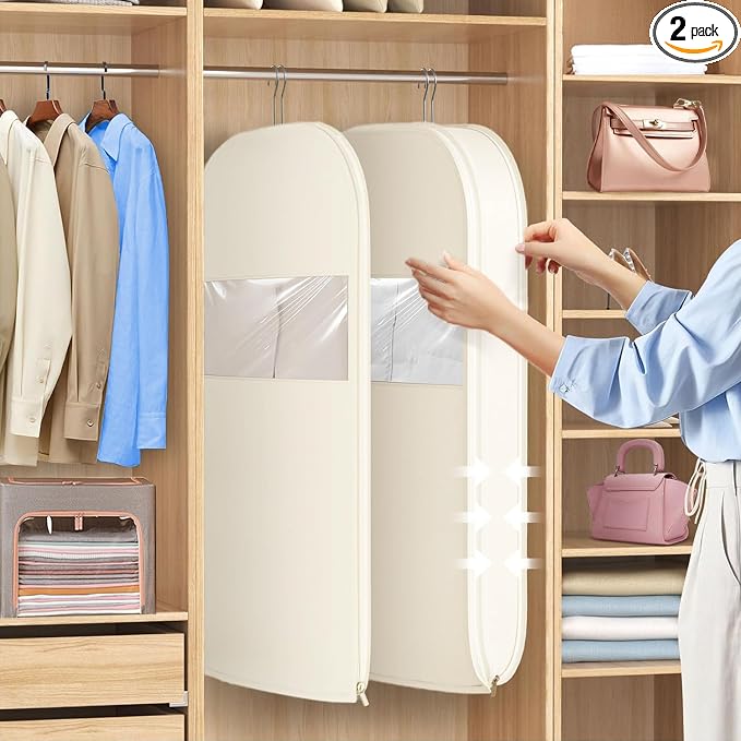 2 Pack Space Saving Garment Bag by Unknown