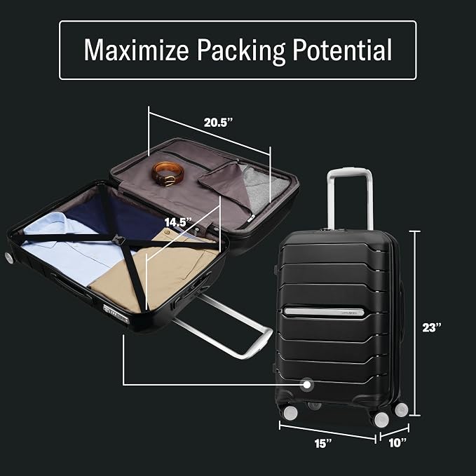 Samsonite Freeform 23-Inch Hardside Carry-On Luggage - Image 3