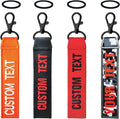 Custom Luggage Tags, Custom Personalized Luggage tag Name, Embroidery Key Ring by Unknown