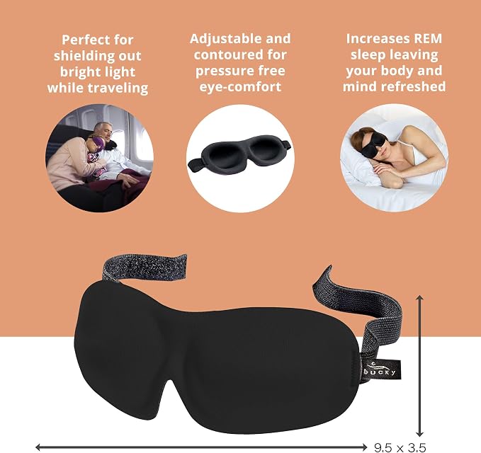 Bucky 40 Blinks No Pressure Printed Eye Mask - Image 6