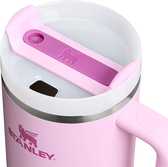 STANLEY Quencher H2.0 Tumbler with Handle and Straw 40 oz | Flowstate 3-Position Lid | Cup Holder Compatible for Travel | Insulated Stainless Steel Cup | BPA-Free | Cherry Blossom - Image 2