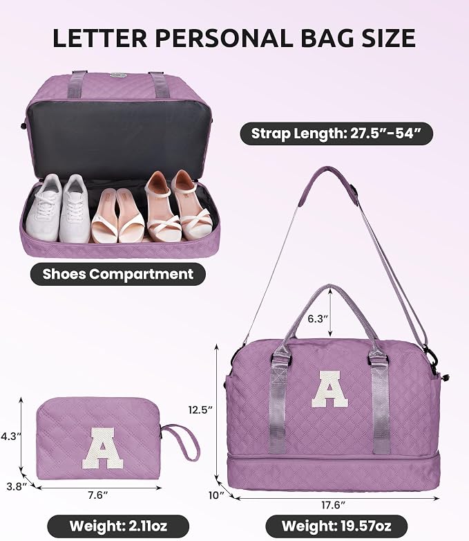 Gifts for Friends-Initial Duffle Bag - Image 3