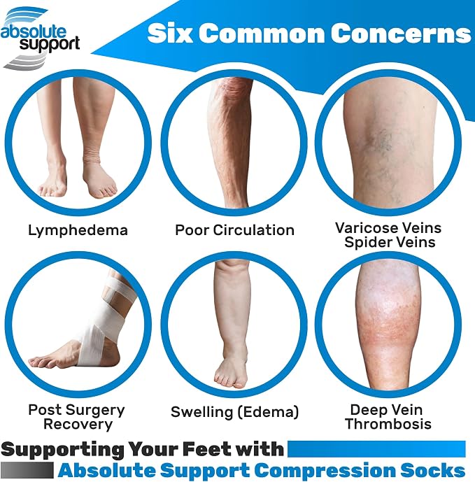 Wide Calves Sheer Compression Socks - Image 2