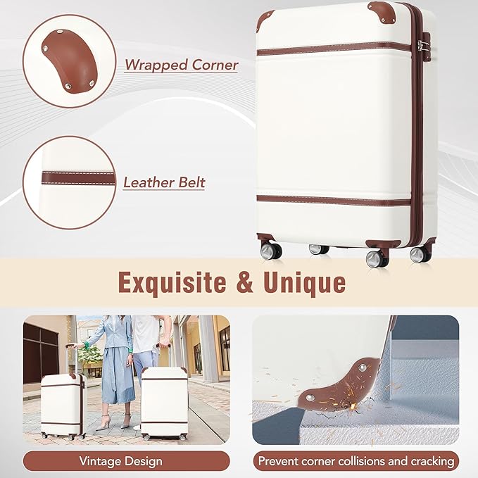 Merax Luggage Set 3 Piece Suitcase Set - Image 4
