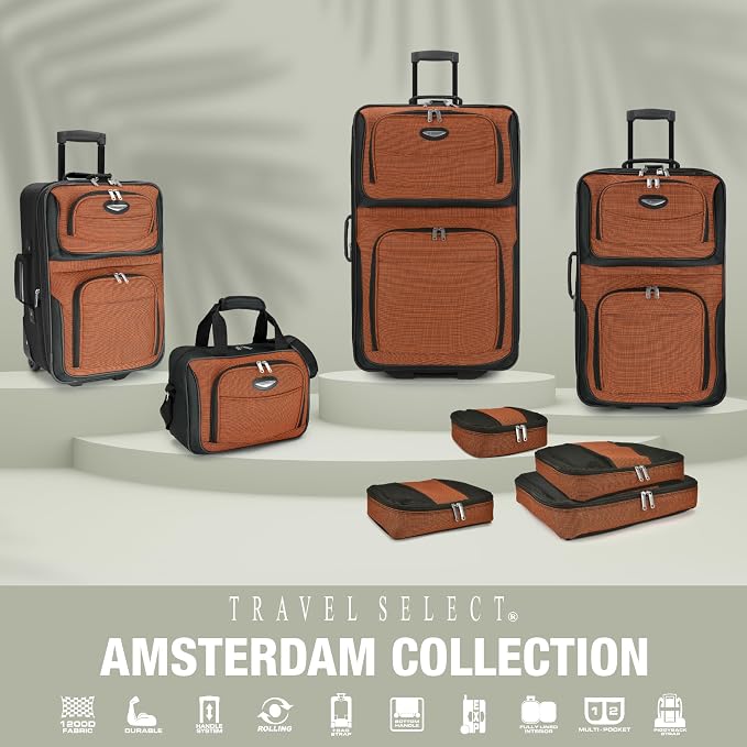 Travel Select Amsterdam Softside Expandable Rolling Luggage Set, 2-Piece - Image 4
