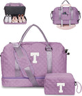 Women Gifts-Duffle Bags with Shoe Compartment, Personalized Weekender Bag by Vogewood