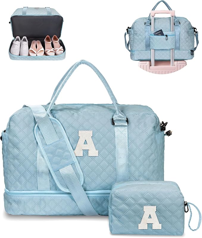 Gifts for Kids-Initial Duffle Bag by Vogewood