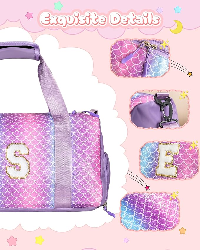 Gifts for 3 4 5 6 7 8 9 Year Old Girls-Girl Gym Bag - Image 4